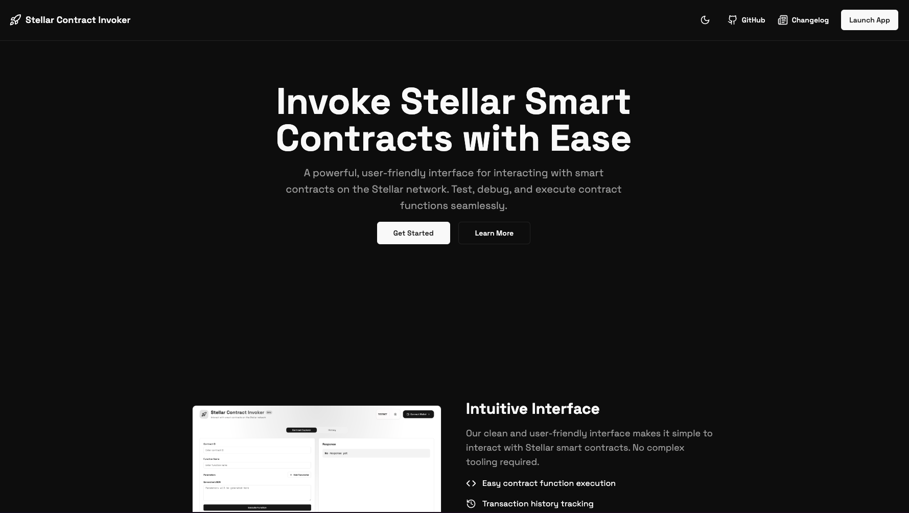 SCI - Stellar Contract Invoker