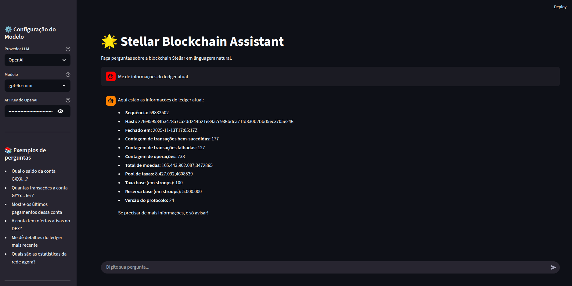 Stellar Blockchain Assistent
